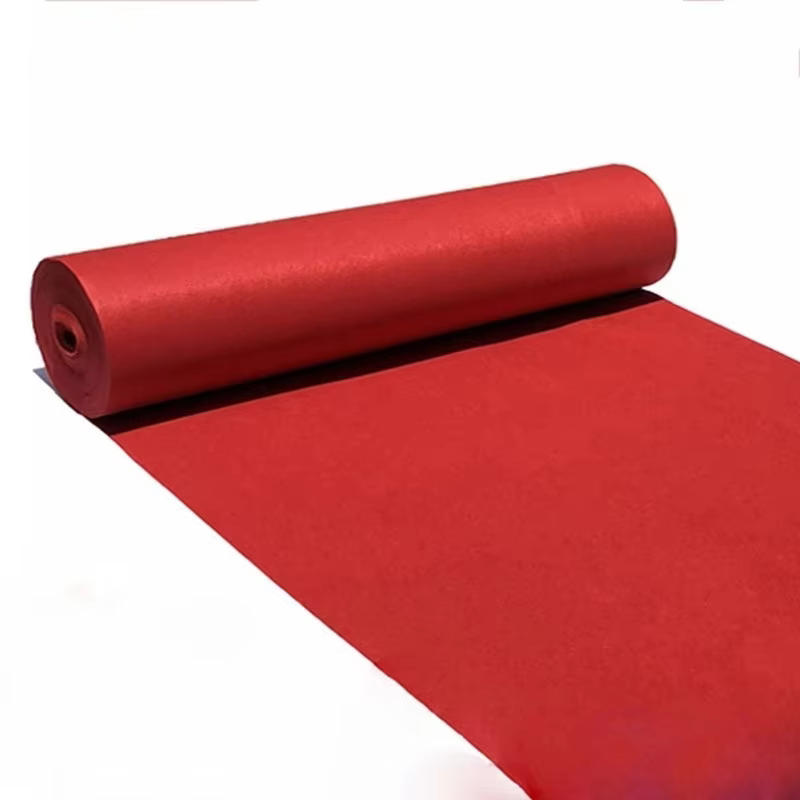 Tapis rouge personnalisé pour mariage, longueur, allée, décoration intérieure et extérieure, pour év