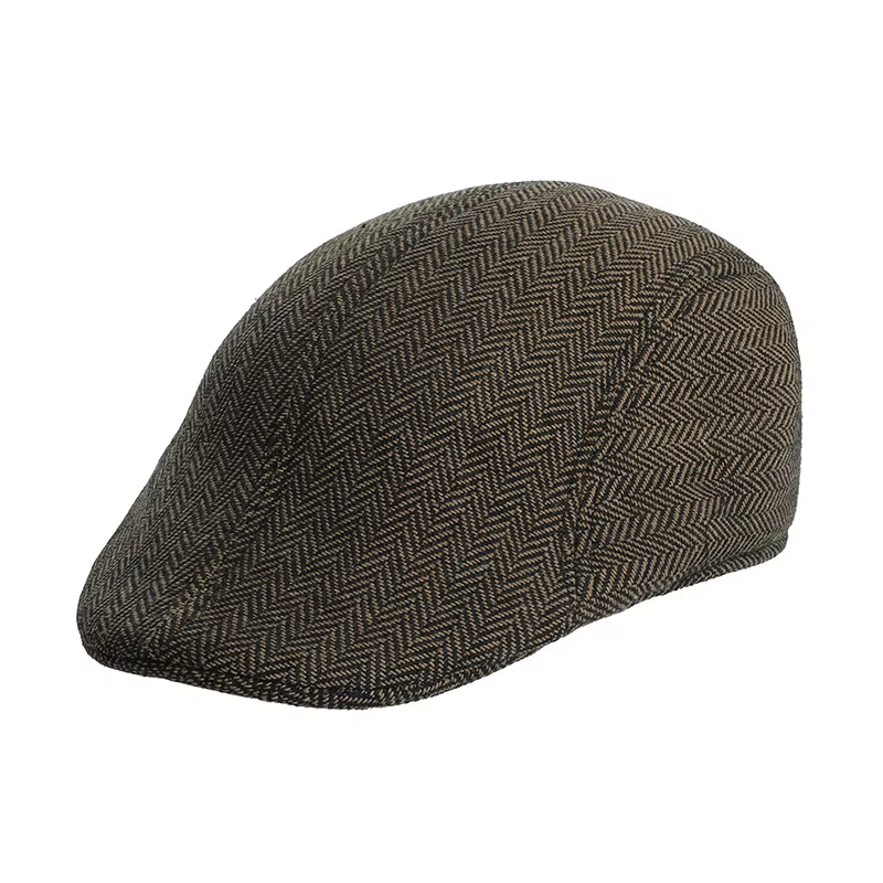 Béret de style artiste pour hommes, élégant, polyvalent, rétro, pour l'automne et l'hiver, adapté au