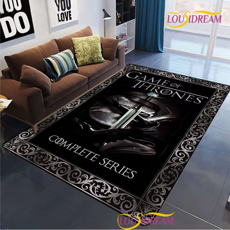 Tapis Dragon Of Game pour salon, chambre à coucher, cuisine, porte pour enfants, tapis de sol antidé