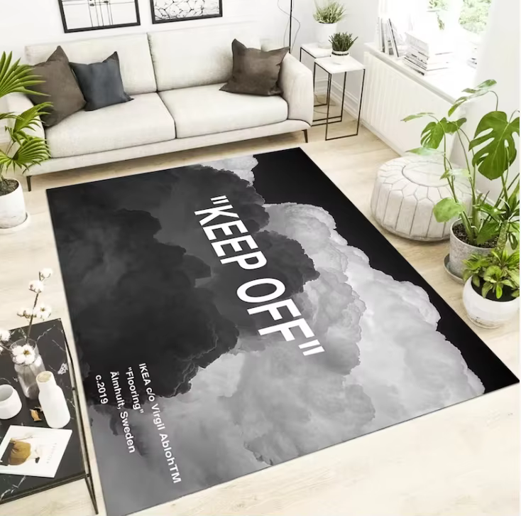 Tapis Keep Off, Tapis classique Keep Off, Tapis vintage, Tapis rétro, Tapis de couloir Keep Off, Tap
