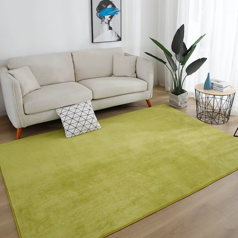 Grand tapis gris pour salon, canapé, chambre à coucher, épais et doux, tapis de sol de chevet, balco