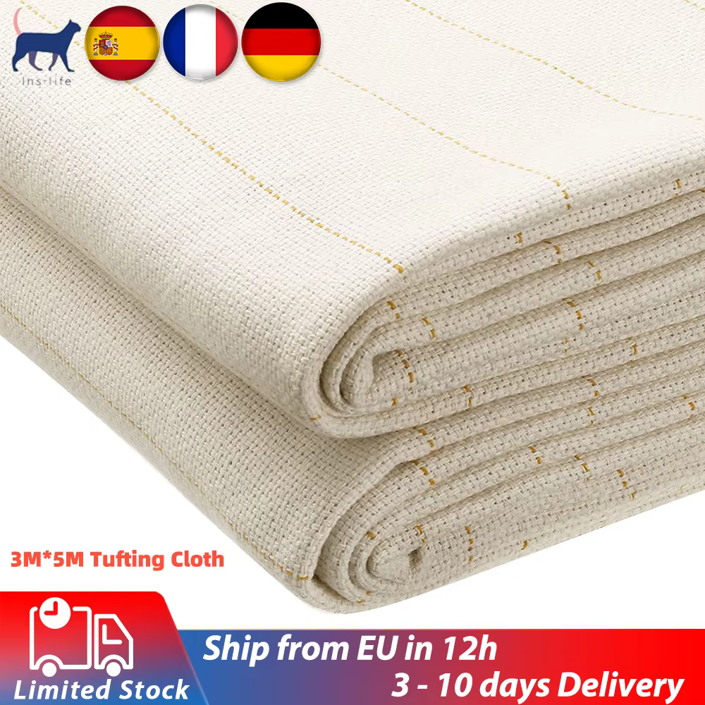 Tapis Tufitng Grill avec lignes marquées, tissu de moine principal, haute qualité, tissage Lea Tufti