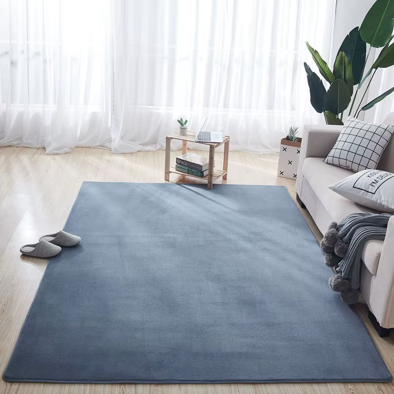 Tapis court en peluche 200x300, pour maison moderne, salon, canapé, couleur unie, tapis de jeu pour 