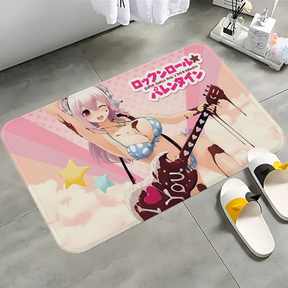 VIKAMA Tapis décoratif adorable de style anime, adapté aux salons, couloirs et salles de jeux, décor
