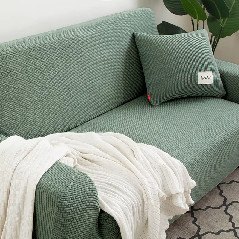 Housse de canapé élastique pour salon maison Jacquard housse extensible housses de canapé d'angle 1/