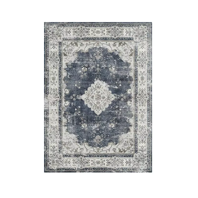 Tapis doux de grande taille pour décoration de chambre à coucher, tapis de Style rétro pour salon, l