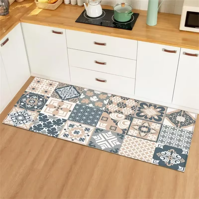 Tapis de cuisine imperméable, tapis de cuisine antidérapant, décoration de la maison, tapis de cuisi