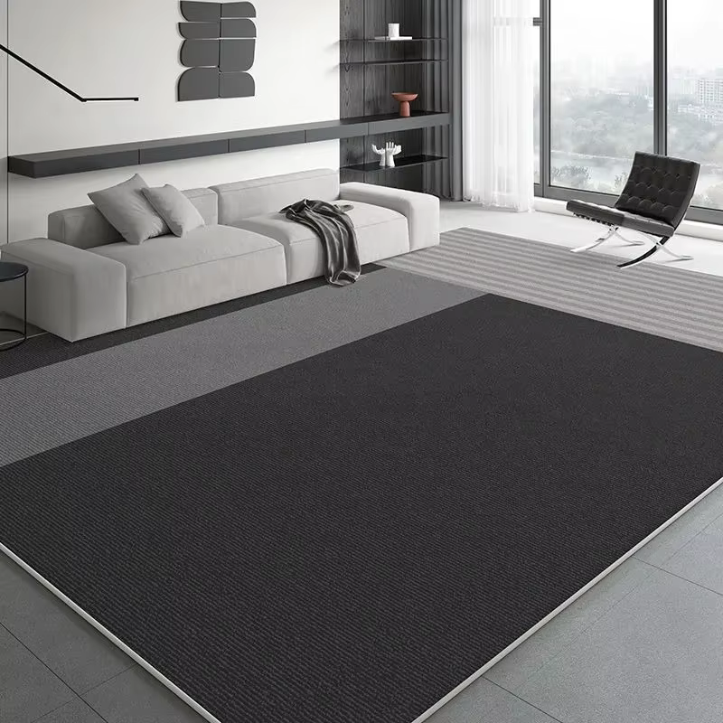 VIKAMA Tapis ton gris haut de gamme – Résistant à la saleté et antidérapant pour tapis de sol de sal