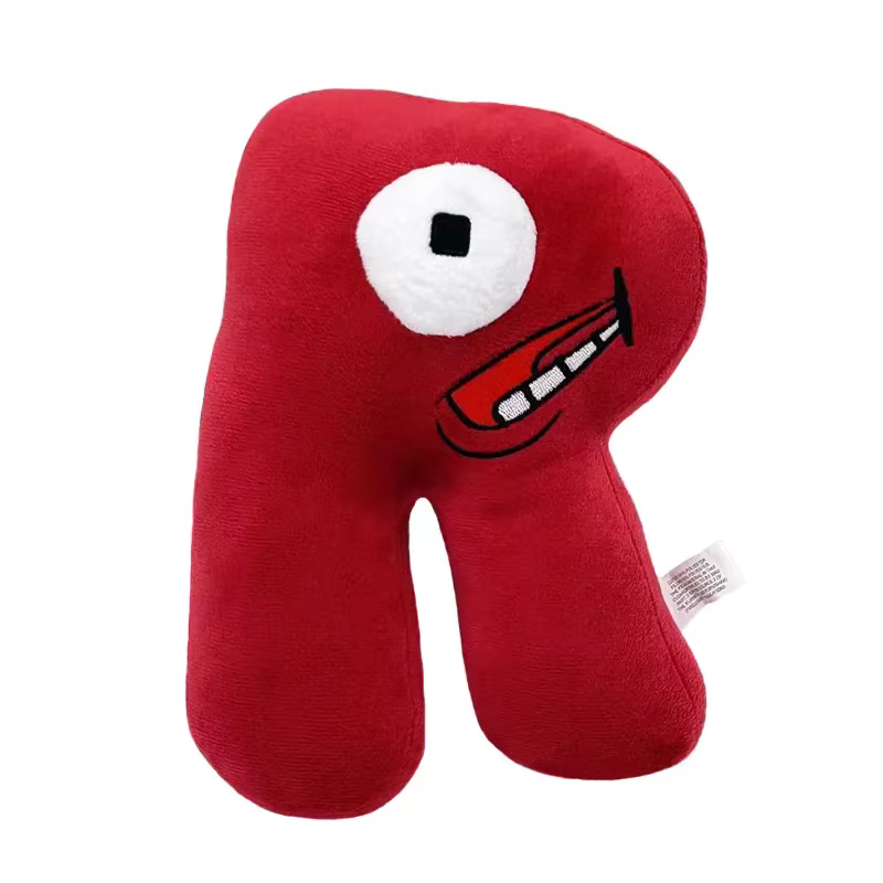 26 jouets en peluche Alphabet anglais Lore, poupée Anime lettres Kawaii, jouets en peluche pour enfa