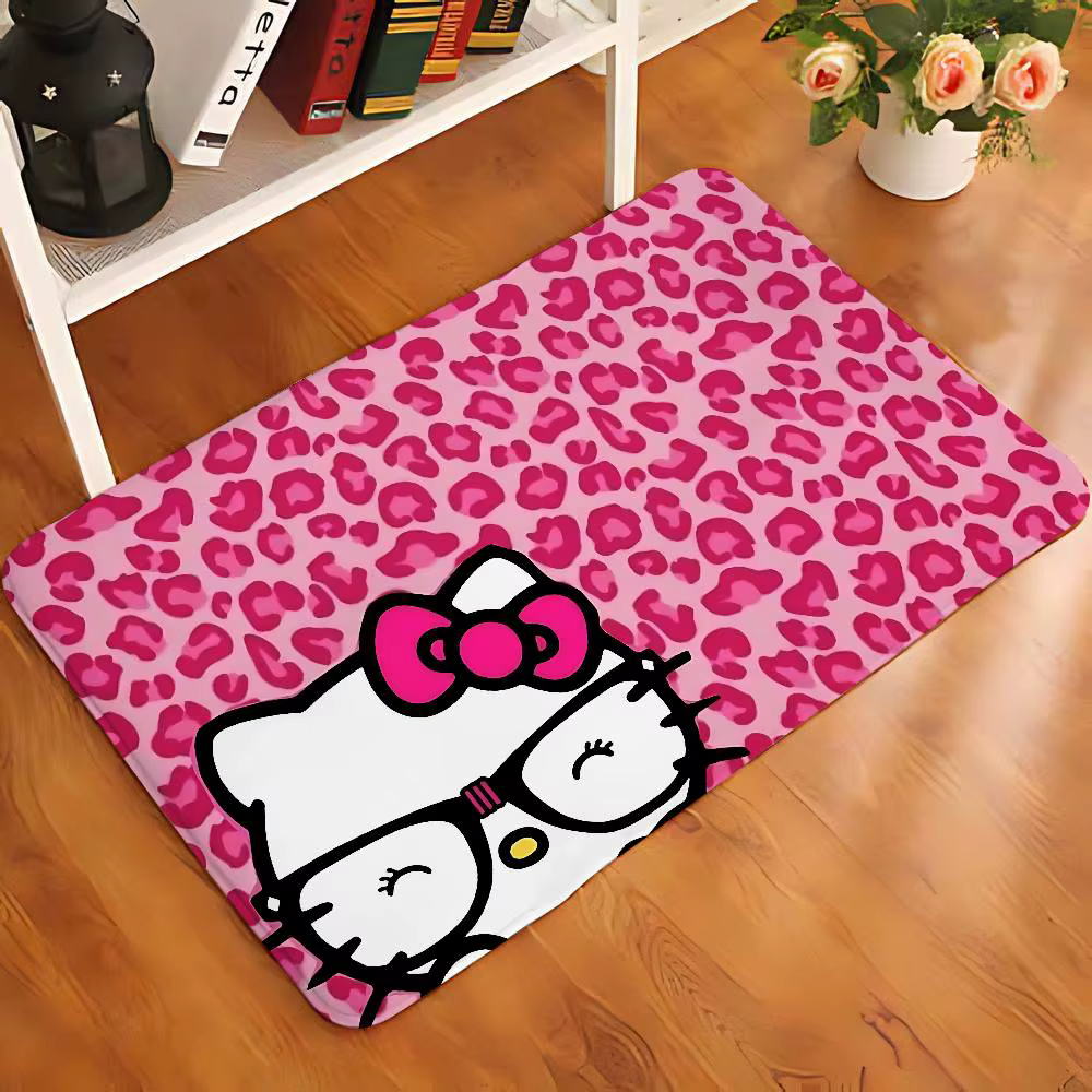 Mignon h-hello-k-kitty tapis de sol salle de bain tapis absorbant porte Simple tapis résistant à la 