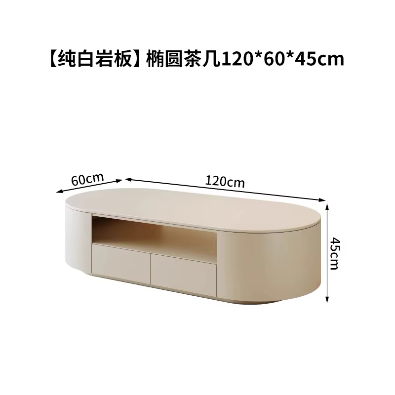 Table basse De Style crème, présentoir, tendance, luxe, moderne, esthétique, Simple, meubles De salo