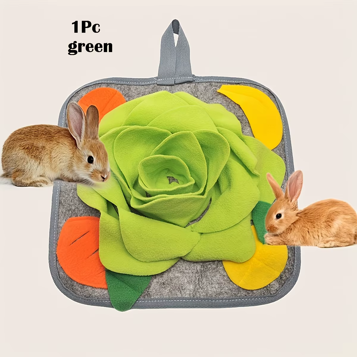 Tapis de reniflement pour lapin, tapis d'entraînement à l'alimentation lente pour petits animaux, ta