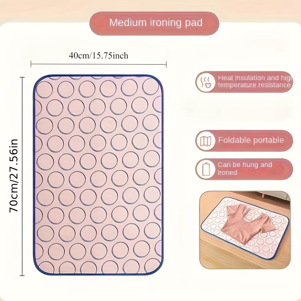 Tapis de repassage pliable résistant aux hautes températures – Imperméable, isolé thermiquement, por