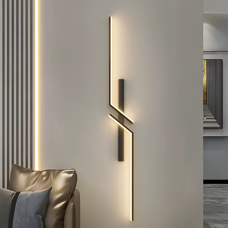 Bande créative moderne mur LED lumière minimaliste chambre chevet applique murale Led lumières salon
