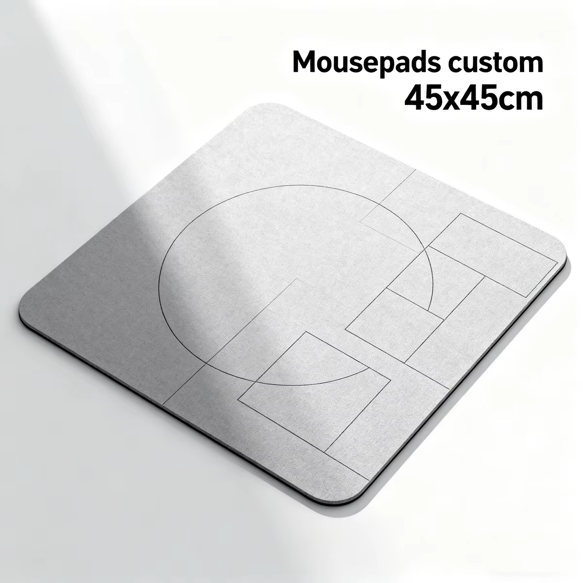 Tapis de souris personnalisés 45x45cm