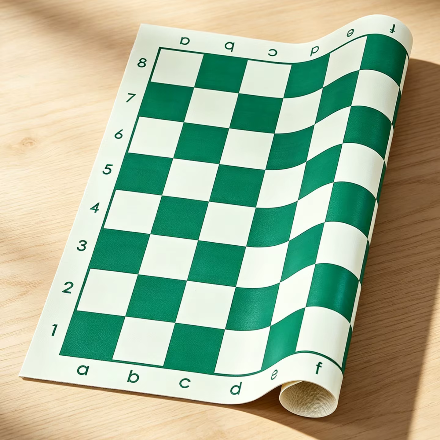 Tapis d'échecs enroulable, échiquier en cuir PU imperméable et antidérapant, tapis d'échecs portable