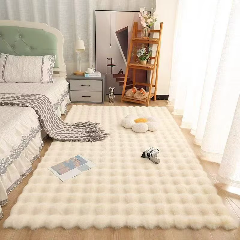 Nouvelle Tapisserie de Chevet Épaisse en Peluche Tatami pour Chambre à Coucher, Tapis de Sol pour Fe