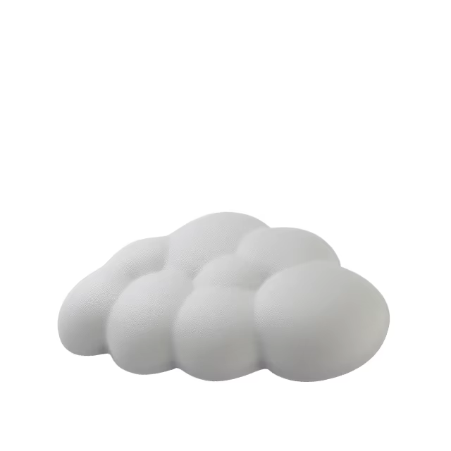 Tapis de souris avec repose-poignet ergonomique en forme de nuage pour clavier d'ordinateur, repose-