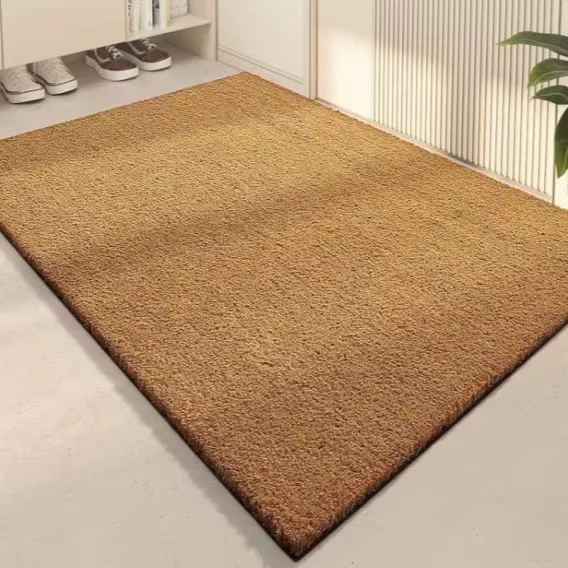Tapis de porte de bienvenue en forme de cocotier, Durable, antidérapant, pour entrée, Patio, Garage,