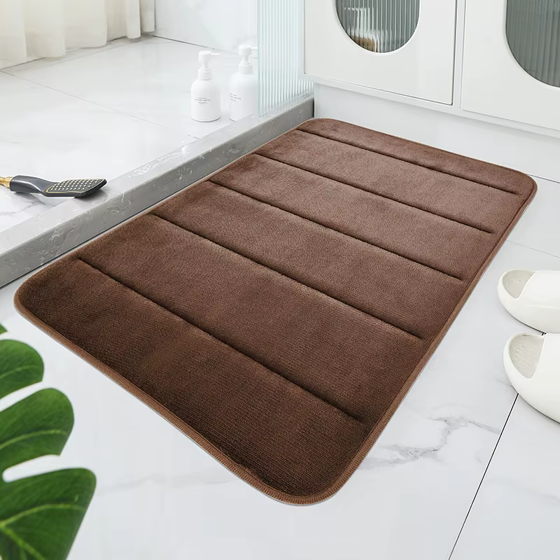1 couverture de bain en mousse à mémoire de forme, douce et confortable, tapis de bain super absorba