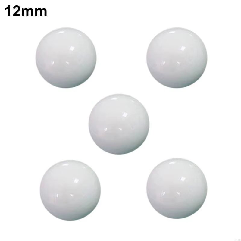 33wd 5pcs Russian Roulette Ball Casino Roulette Game Remplacement Ball Acrylique Boule blanche 12/14