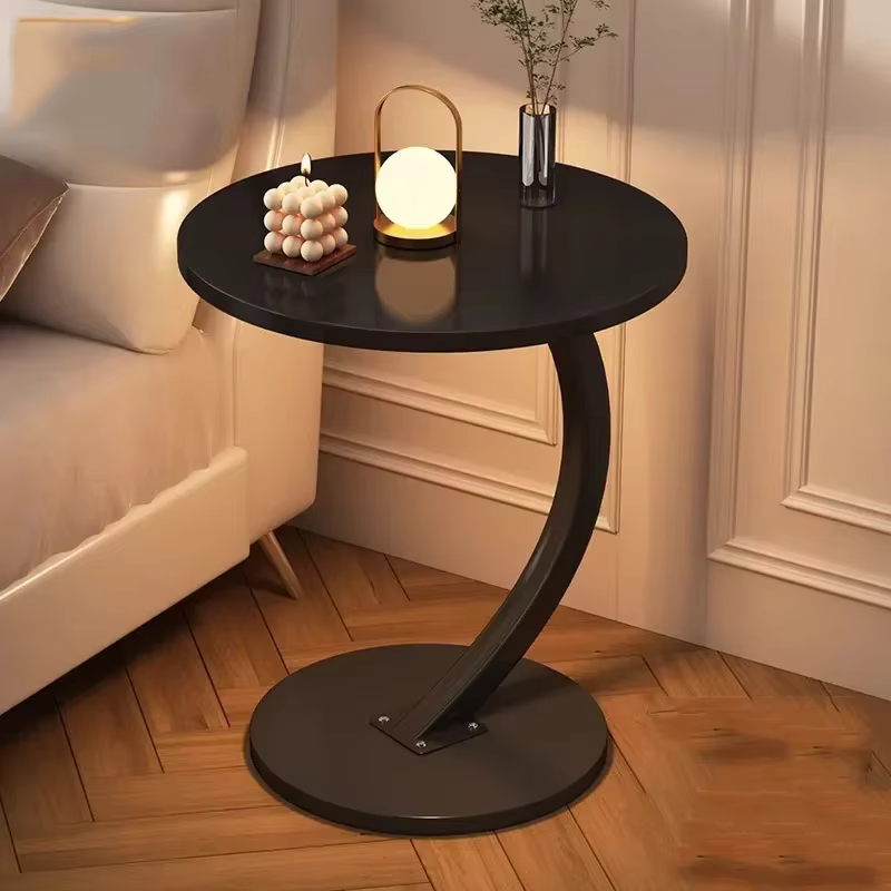 Centre Tables basses rondes ergonomiques petit déjeuner café esthétique luxe petit luxe gain de plac
