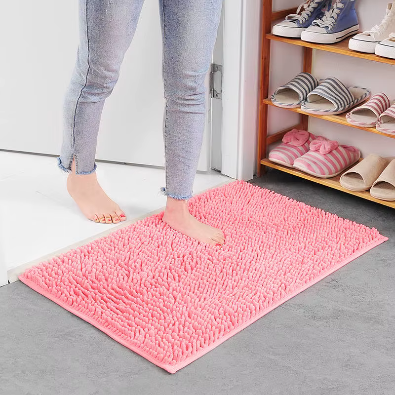Tapis de bain épais à mémoire de forme, bon marché, pour toilettes, baignoire, salon, porte de salle
