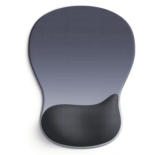 Tapis de souris ergonomique avec repose-poignet en gel, tapis de souris confortable pour le jeu, sou