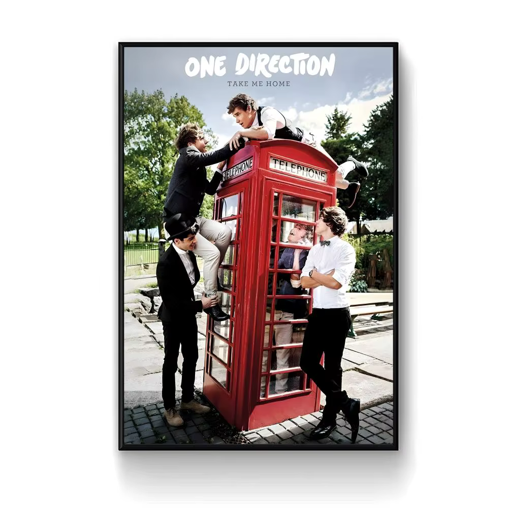 Affiches BoyGroup O-One D-Direction, impression sur papier auto-adhésif, pour la maison, le salon, l