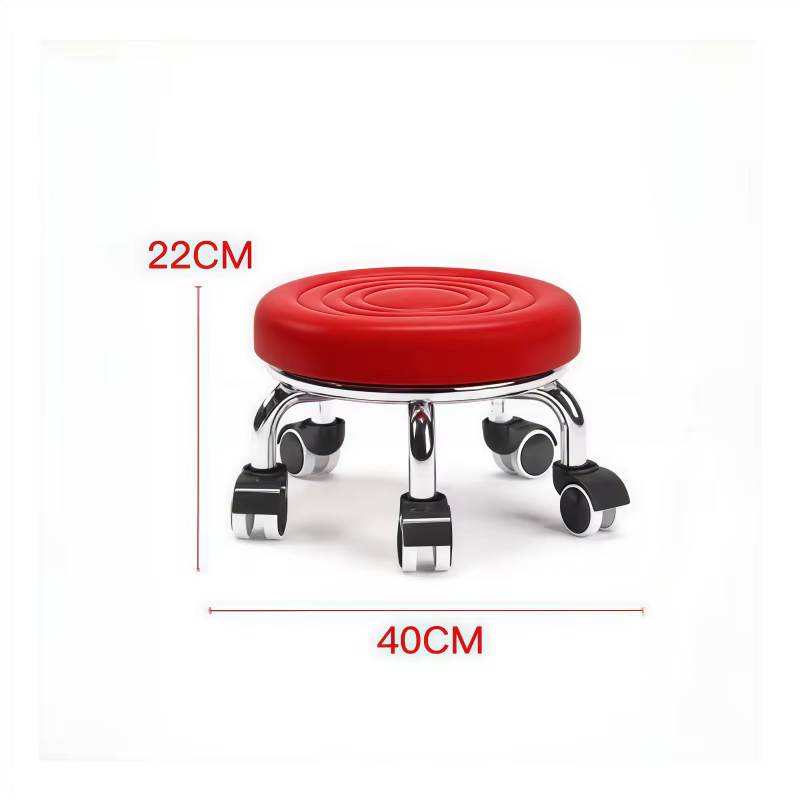Tabouret polyvalent domestique avec roulettes, siège rotatif pour manucure et pédicure, couture et e