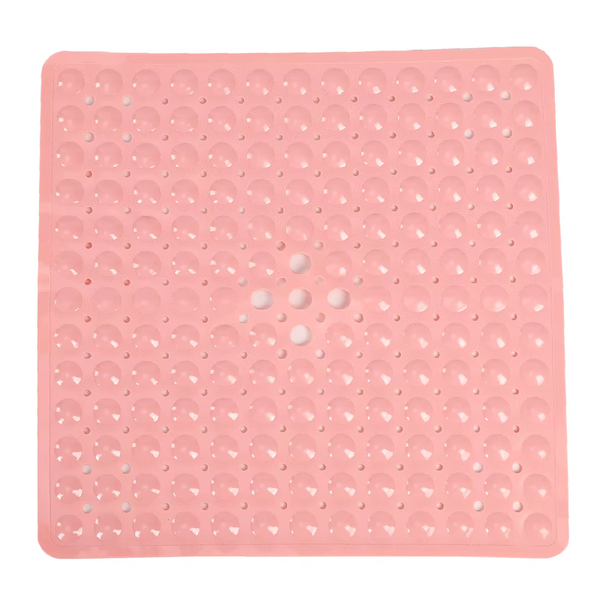 Tapis de bain carré, tapis de bain antidérapant avec ventouse, tapis de bain, trou de vidange, lavab