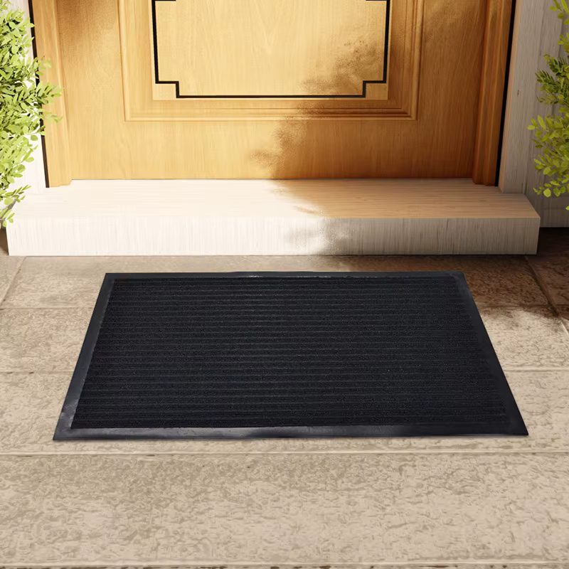 1 pièce, tapis d'accueil, tapis d'entrée antidérapant et anti-salissure, en caoutchouc naturel, inod