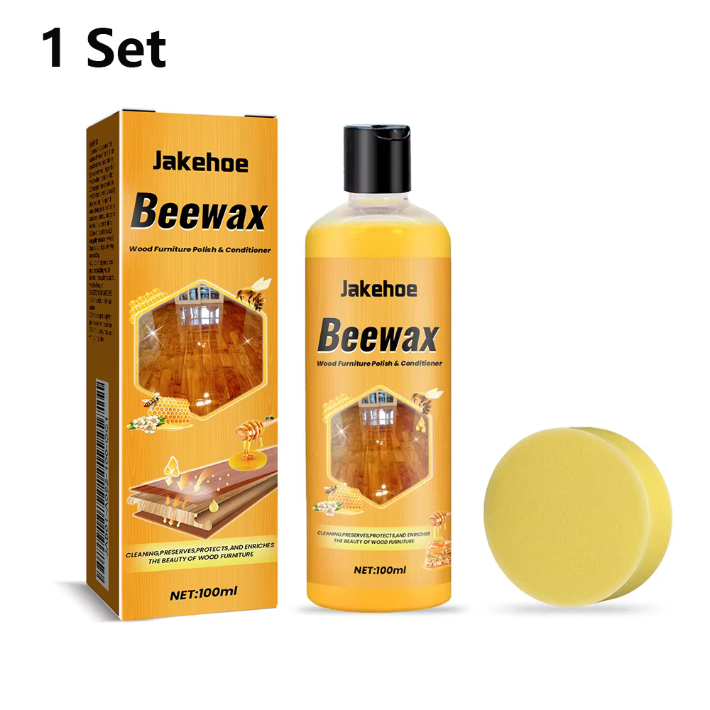 Cire d'abeille pour meubles en bois, revitalisant, restaure la brillance, prévient les fissures, imp