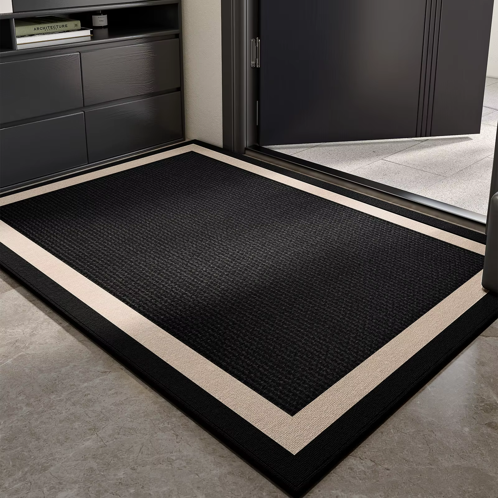 Paillasson d'entrée Tapis de zone de pièce intérieure extérieure pour chambre couloir salon Tapis de