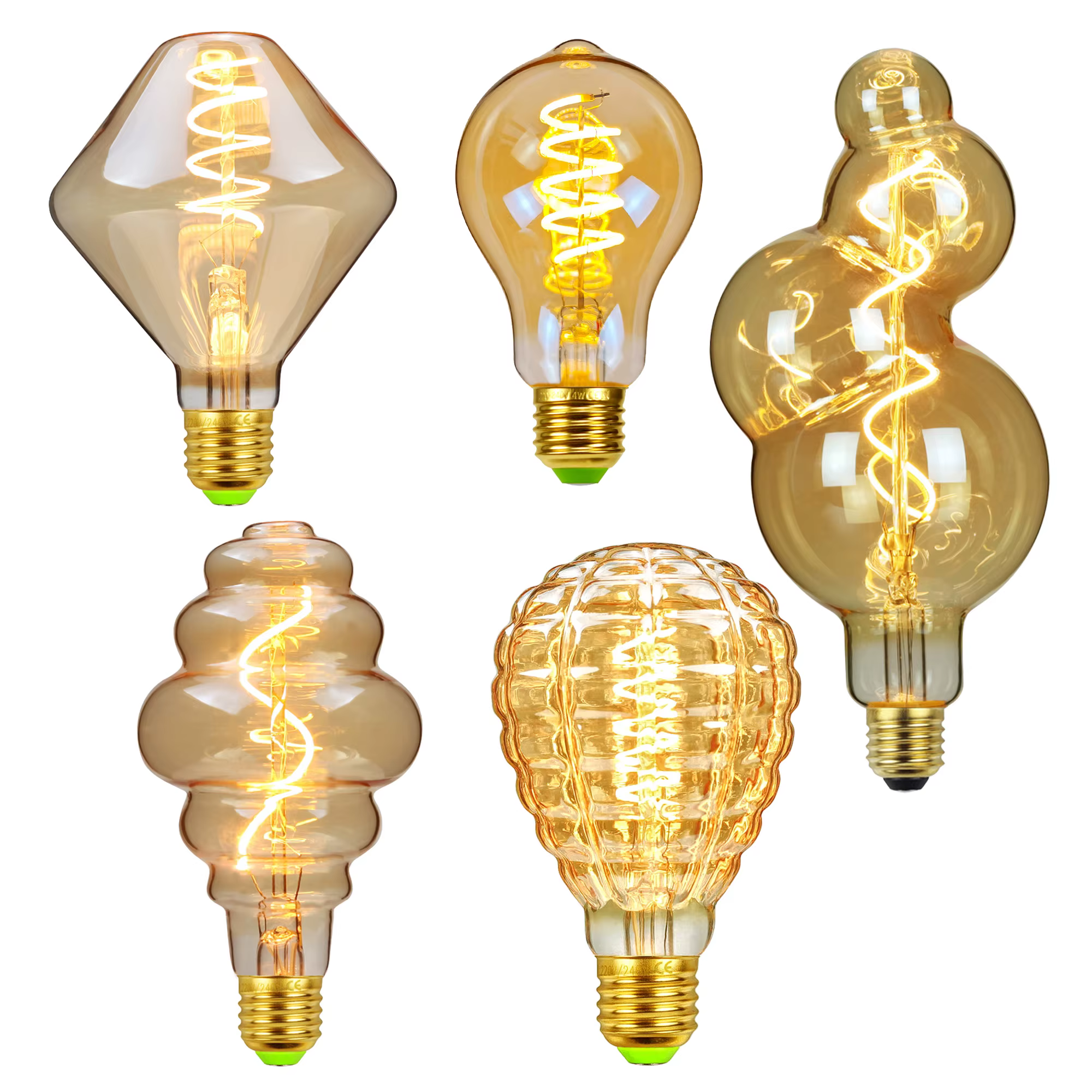 TIANFAN E27 Vintage Edison ampoule Led de forme spéciale Filament Led 4W Dimmable 220-240V ampoule d
