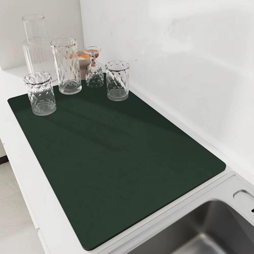 VIKAMA Tapis antidérapant de cuisine – Tapis de table antidérapant ultra-absorbant, table basse, ust