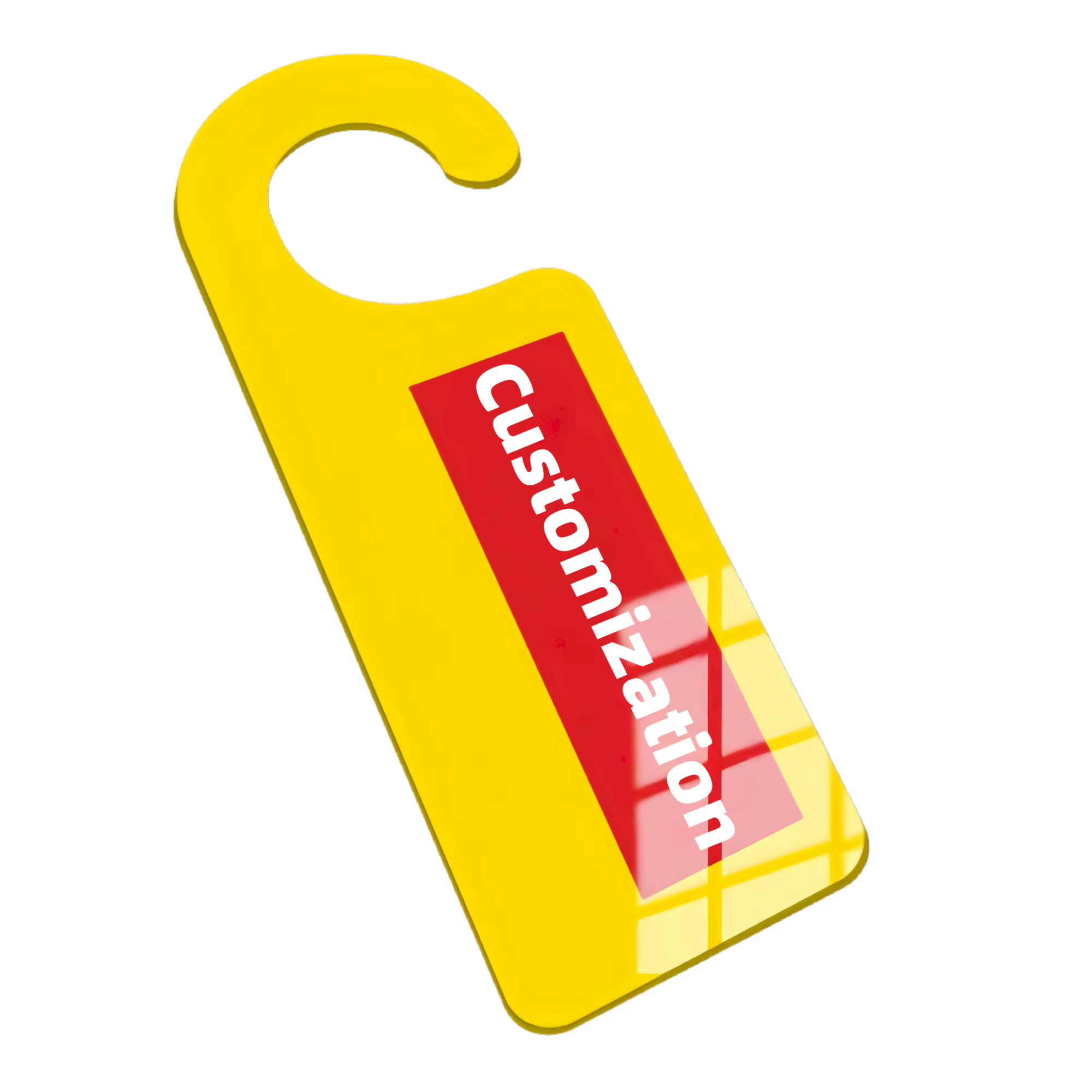 Cintre pour porte d'hôtel "Ne pas déranger", en matériau PVC durable et épais, avec une taille de 8 