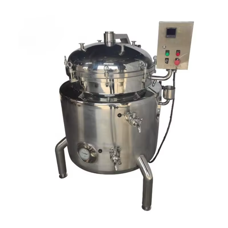 Marmite à vapeur personnalisée en acier inoxydable, chauffage à la vapeur, 200l, Machine de cuisson