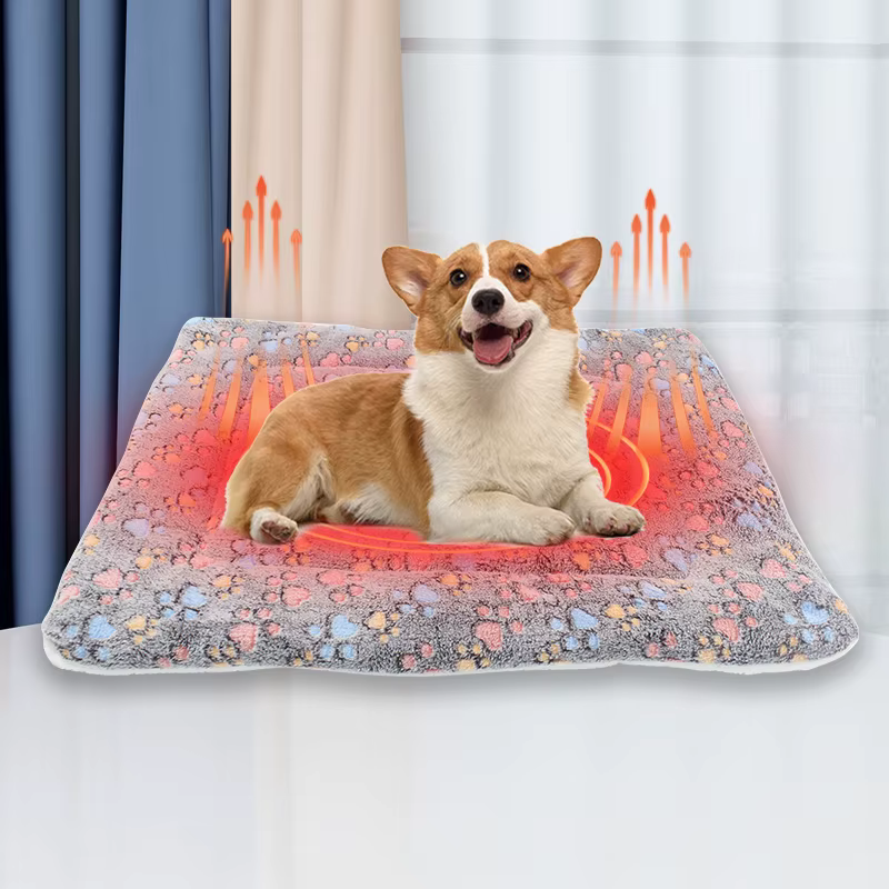 Flanelle Épaissie Chien Lit Mat Doux Pet Tapis de Couchage pour Chiens Chats Hiver Chaud Couverture
