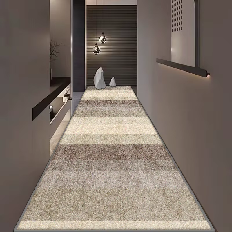 Tapis de couloir Long de Style moderne, antidérapant, facile à nettoyer, lavable, paillasson d'entré
