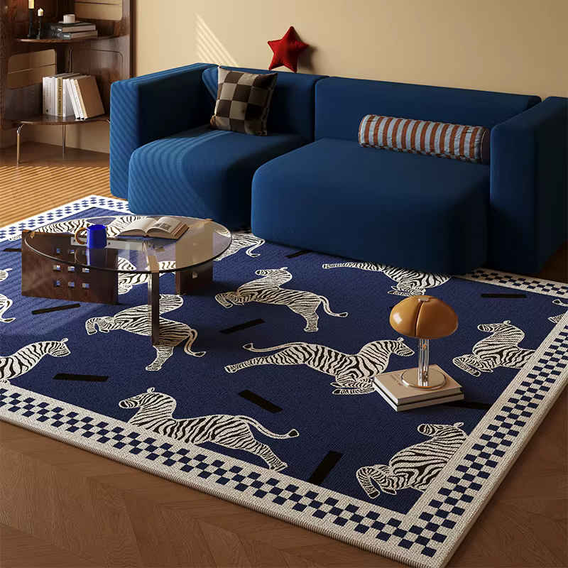 Tapis de style rétro pour chambre à coucher, grande surface, salon, décoration, léger, luxe, tapis l