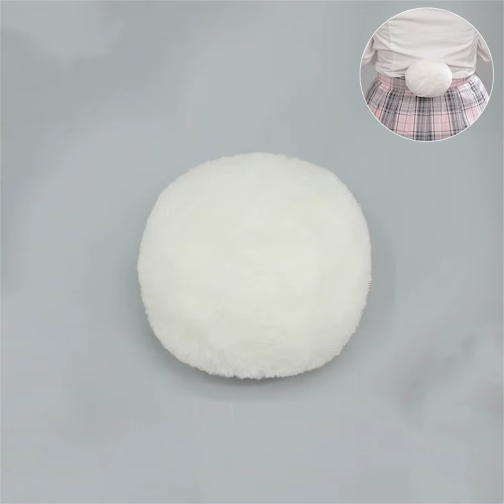 Queue de lapin en peluche mignonne de 10cm, Simulation d'animal, accessoires de Cosplay, accessoires
