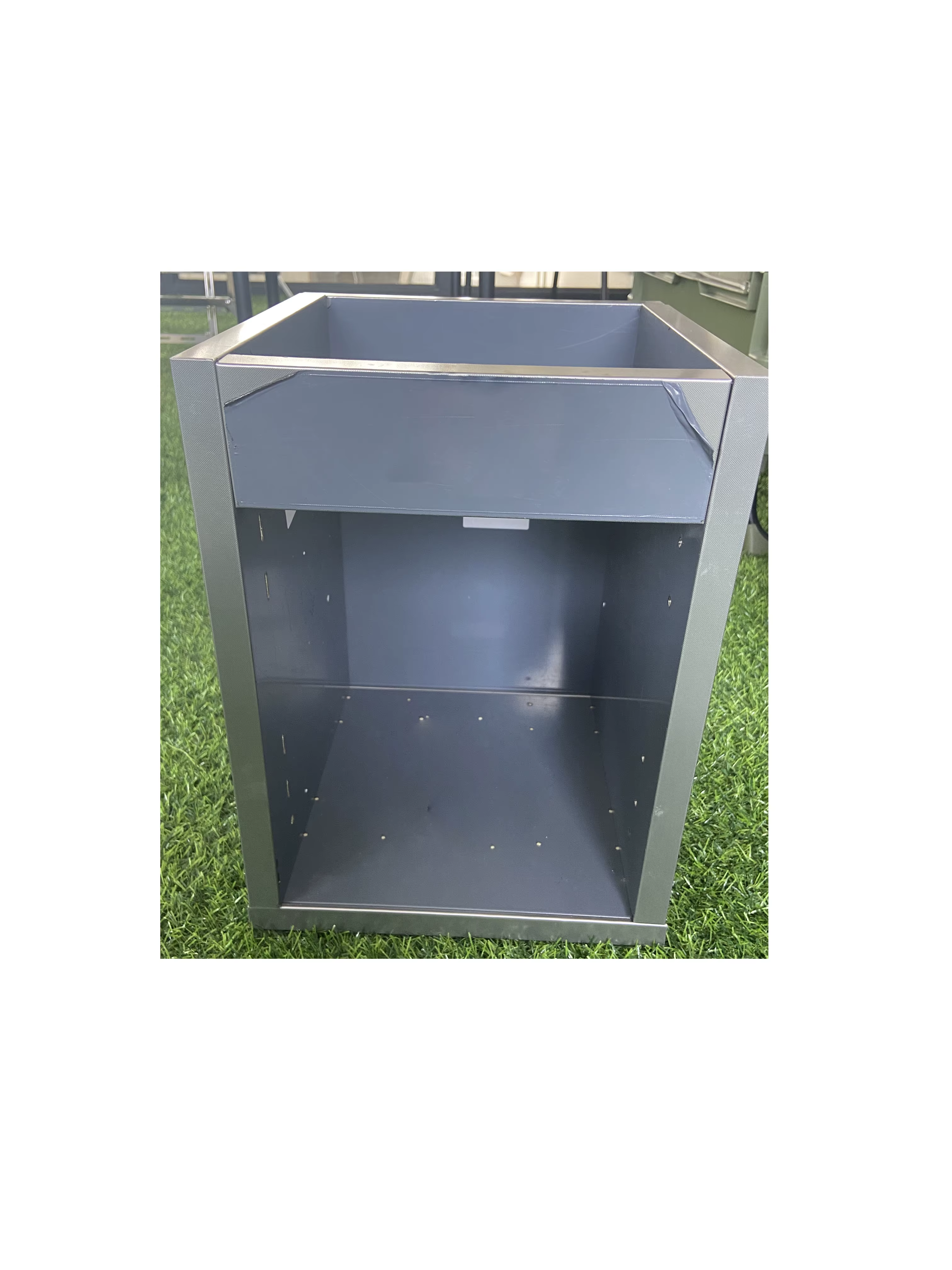 Armoire de cuisine extérieure en acier inoxydable de qualité supérieure avec porte électrique