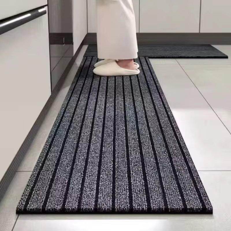 Tapis de cuisine antidérapant, couverture complète, bricolage, absorbe l'huile, paillasson de cuisin