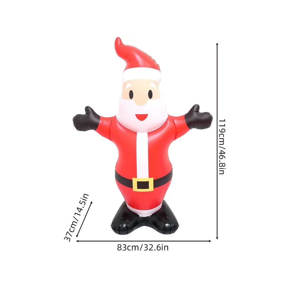 Jouets gonflables de décoration de noël du père noël, avec lumière LED, modèle gonflable de 1.2M, ca