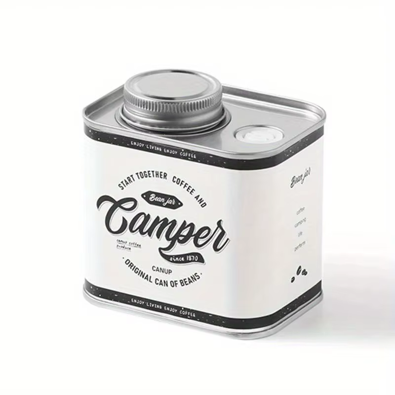 Boîtes scellées en grains de café, 1 pièce, boîte en fer blanc pour Camping en plein air, emballage