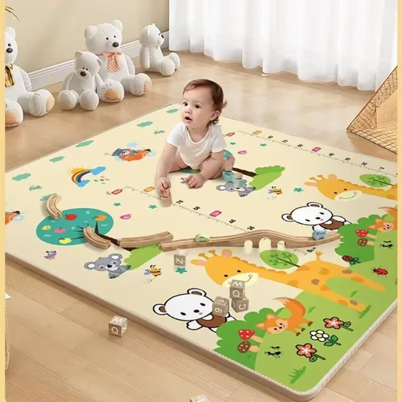 Tapis de jeu épais Non toxique pour bébé, 1/0.5cm, tapis éducatifs pour enfants dans la pépinière, t