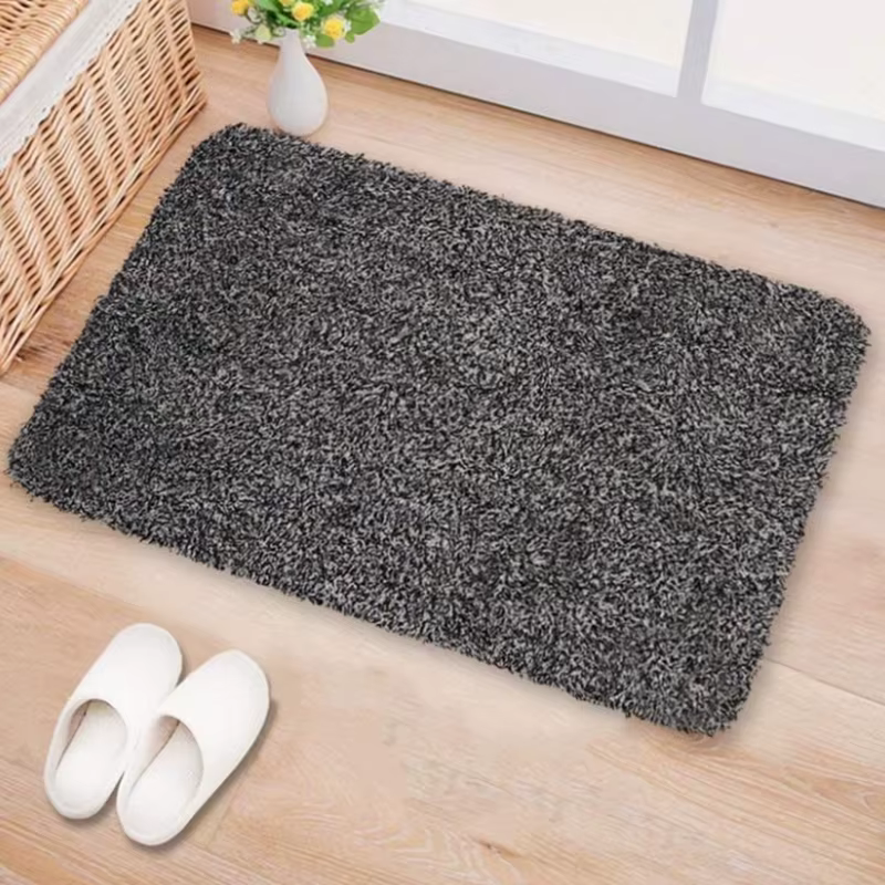 Tapis de porte super absorbant en microfibre, tapis de nettoyage super absorbant, lavable, tapis de