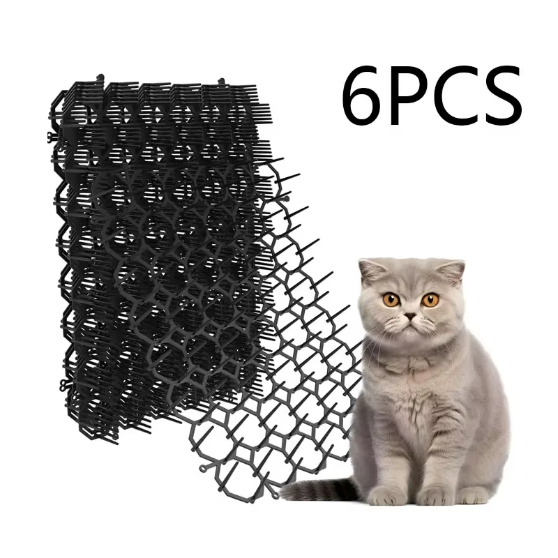 Tapis anti-parasites à picots pour chats et chiens, intérieur/extérieur, toutes saisons, en plastiqu