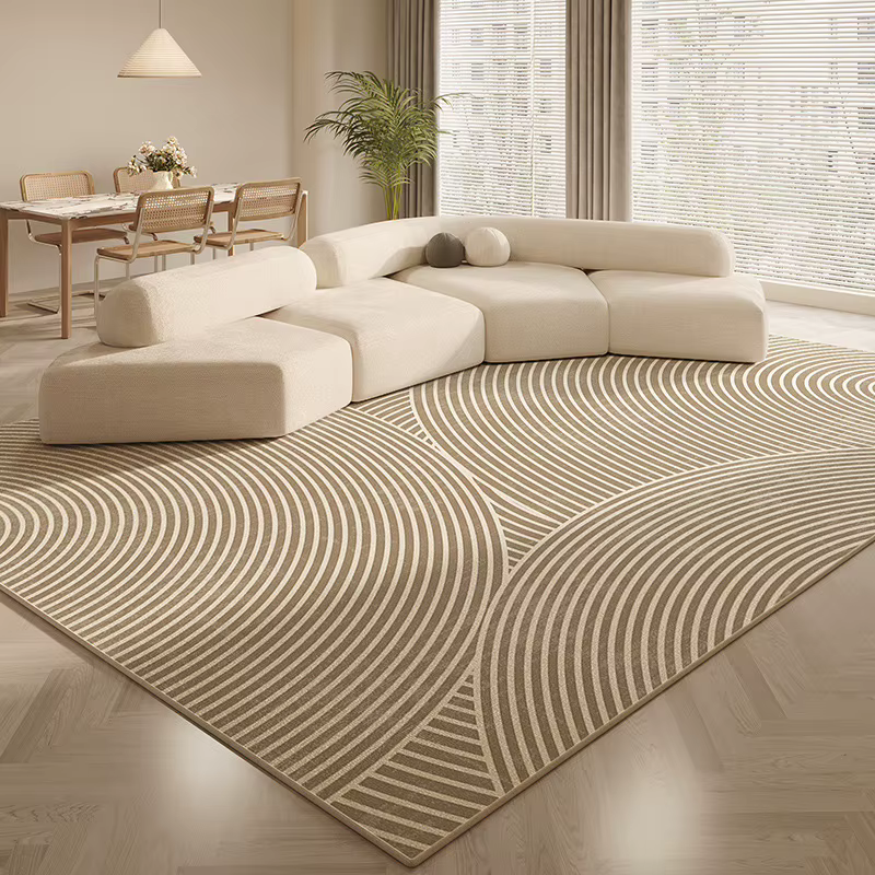 VIKAMA Tapis minimaliste de style scandinave, insonorisant, doux et confortable, pour salon, canapé,